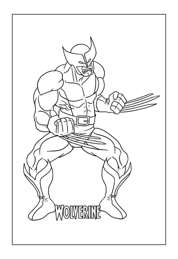 Wolverine para pintar