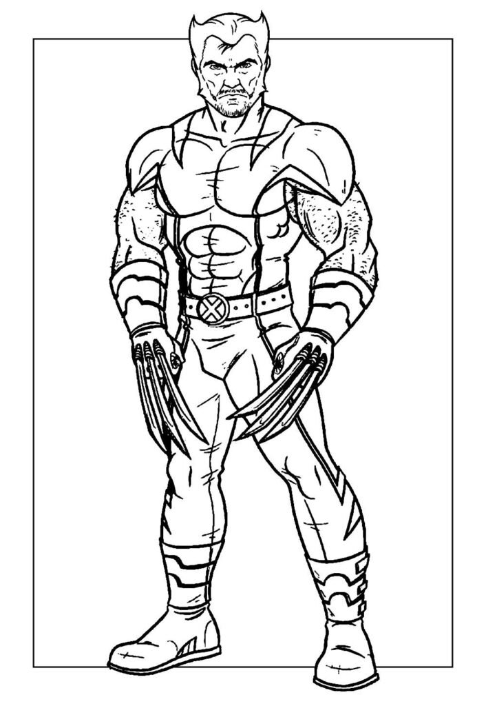 Desenho de Wolverine
