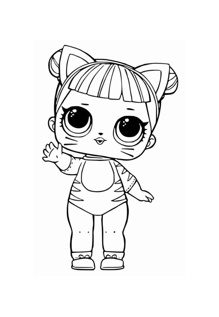 Desenhos LOL Surprise Colorir