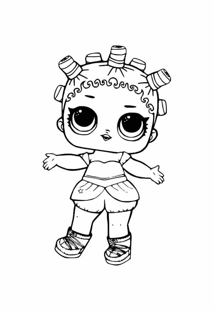Desenho de LOL para colorir