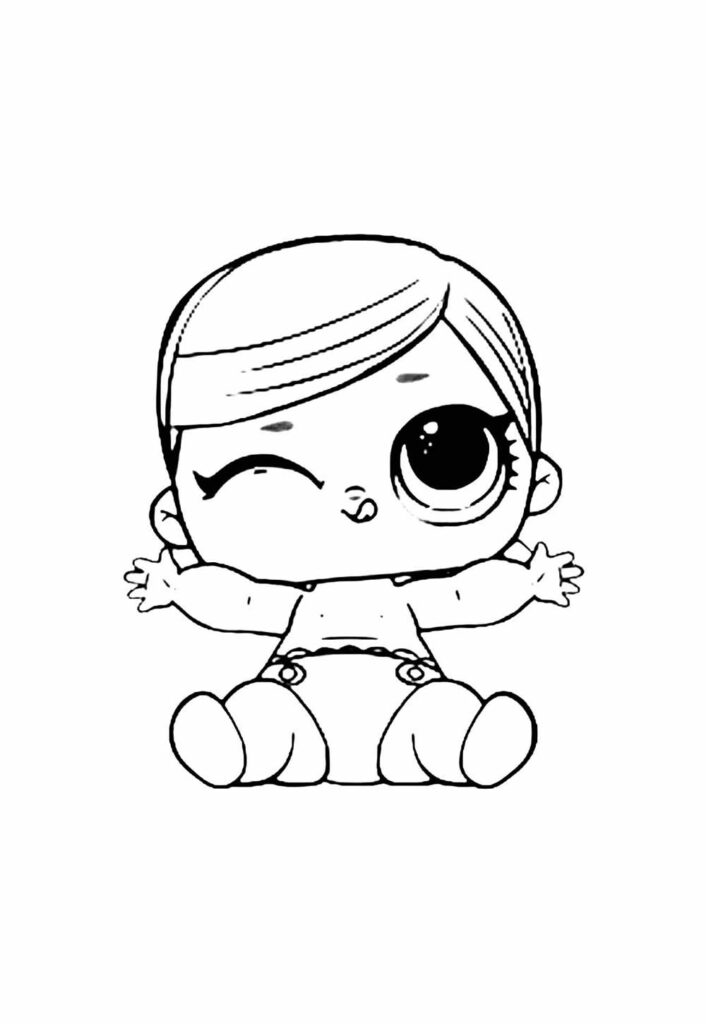 Desenhos LOL Surprise Colorir