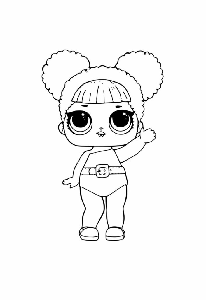 Desenho Boneca LOL Colorir