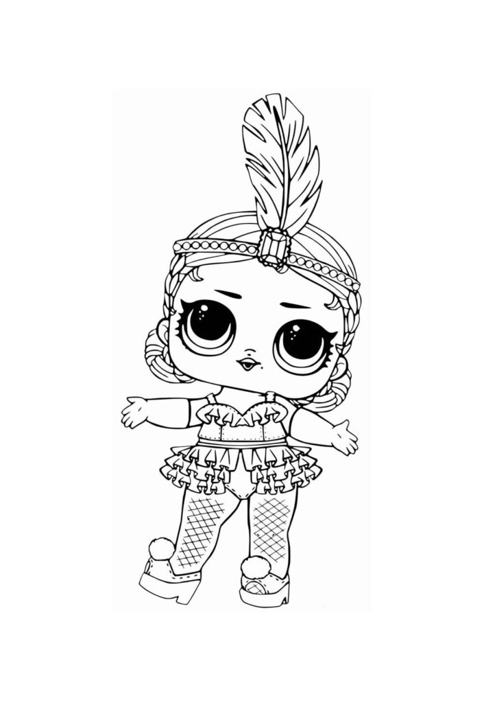 Desenho de LOL para colorir
