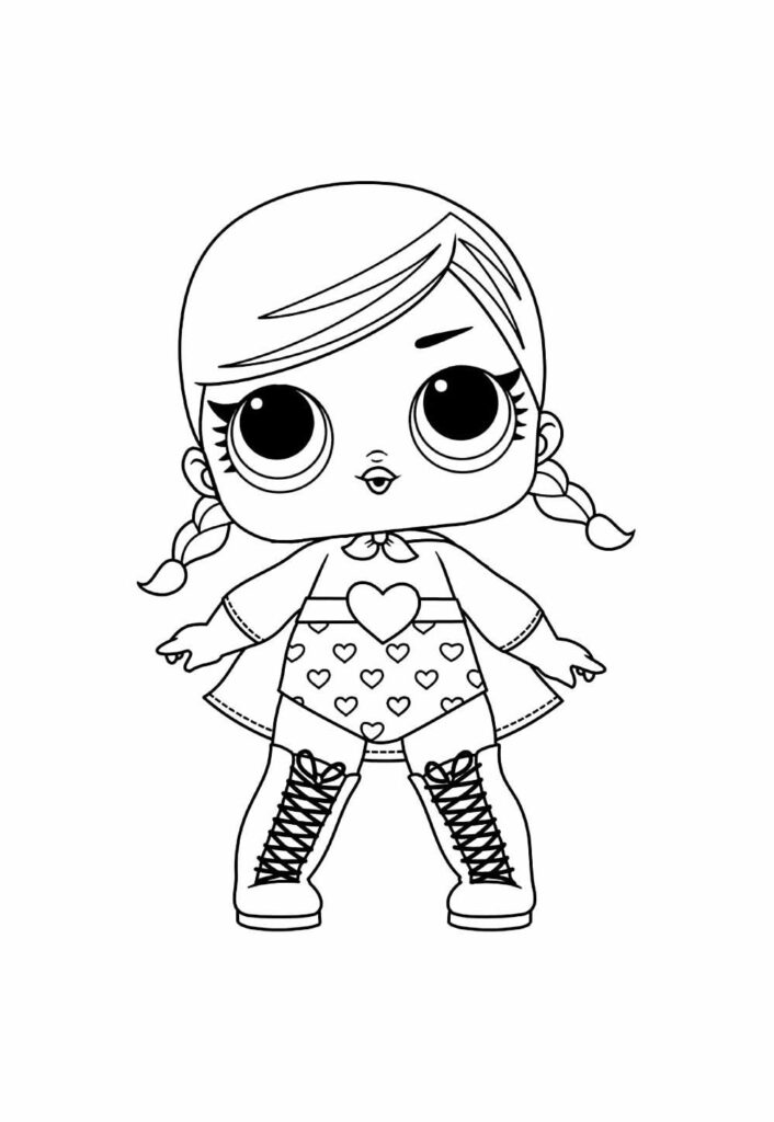 Desenho de LOL para pintar