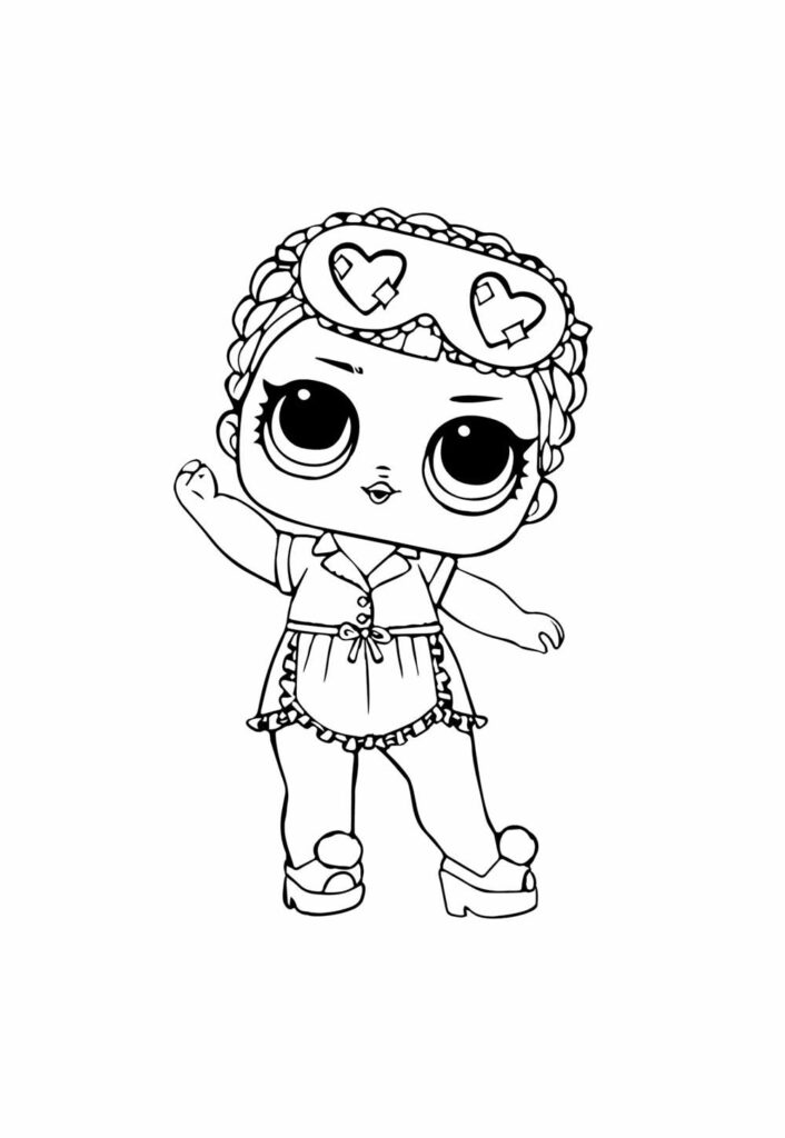 Desenho Boneca LOL Colorir