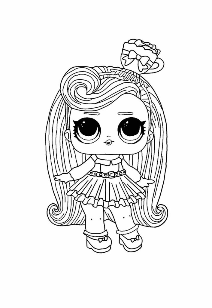 Desenho da Boneca LOL