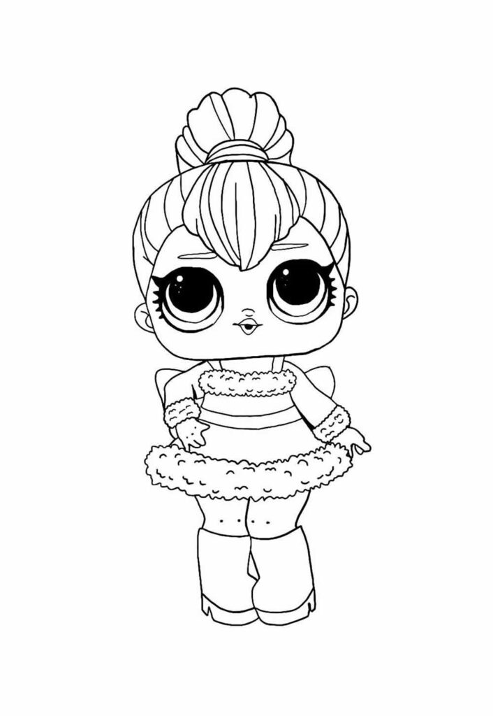 Desenho de LOL para colorir