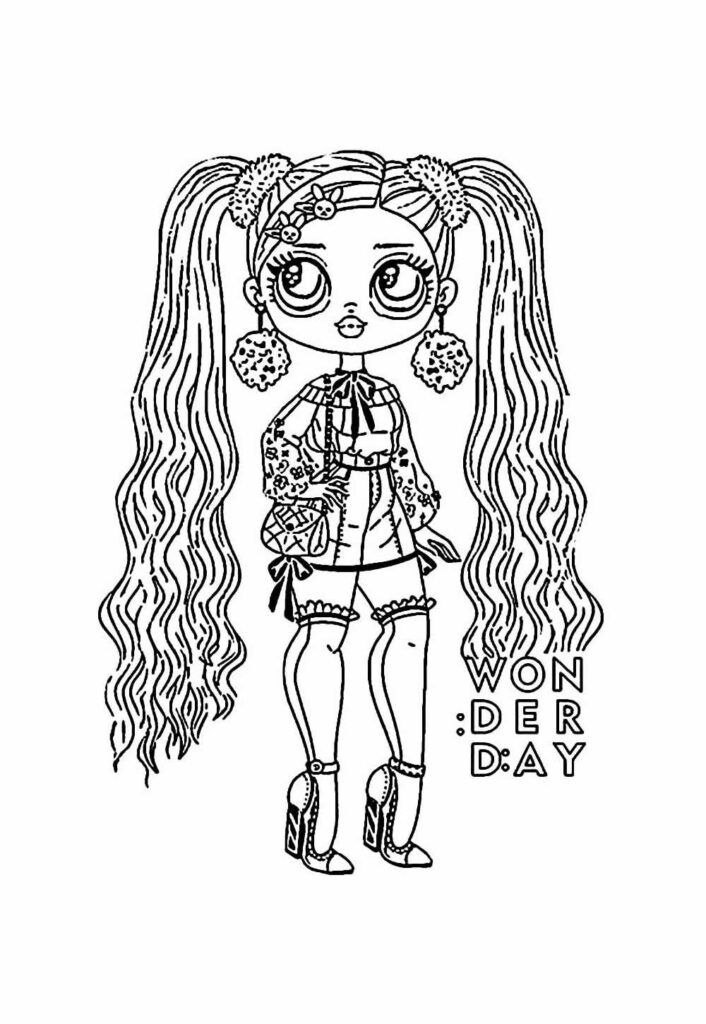 Desenho Boneca LOL Colorir