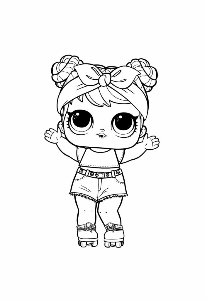 Desenho da Boneca LOL