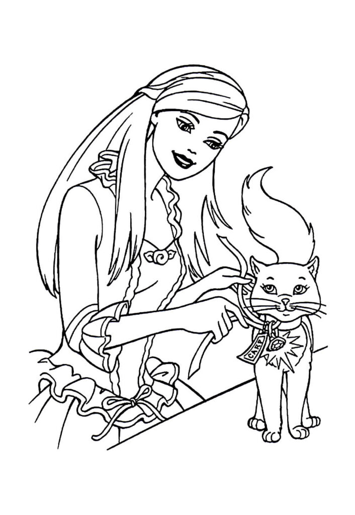 Barbie para pintar