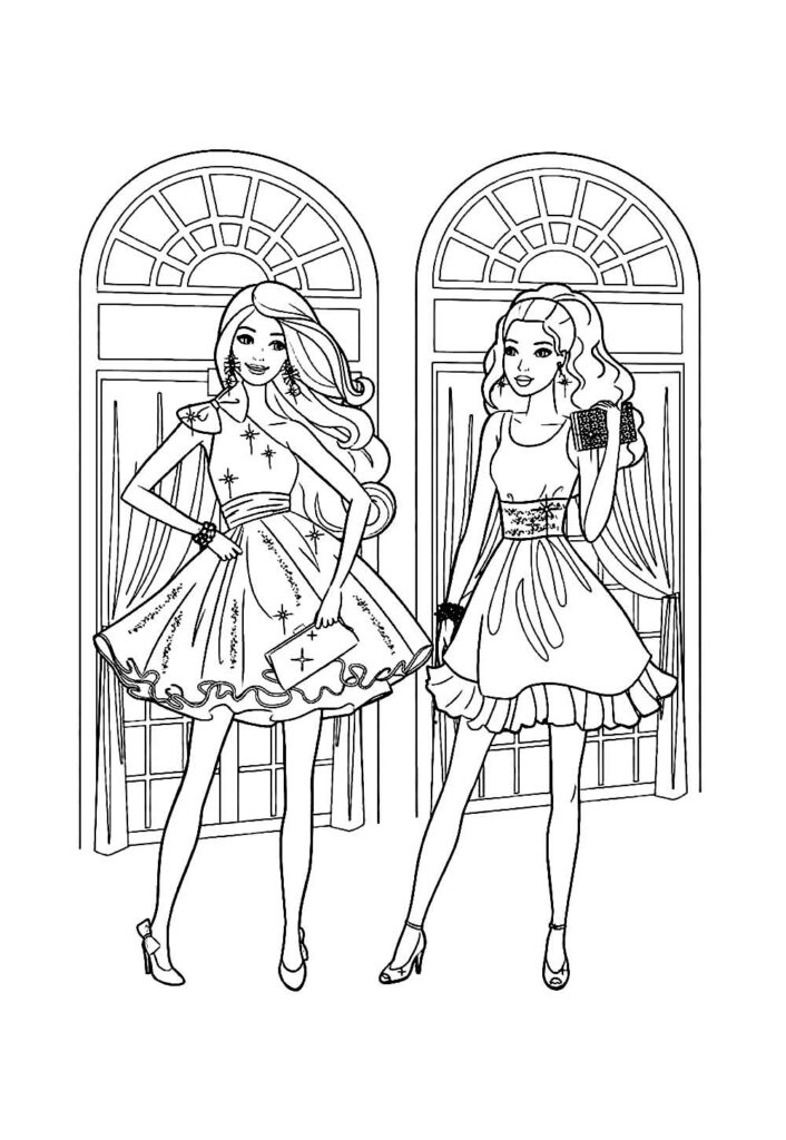Desenhos Barbie Colorir