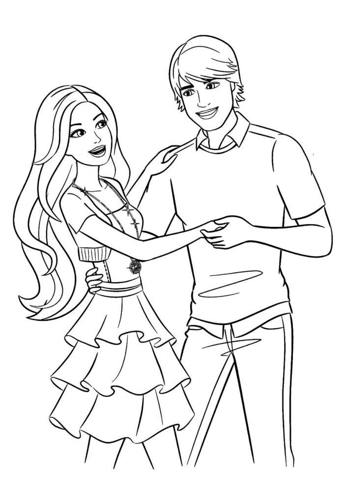 Desenhos da Barbie para colorir