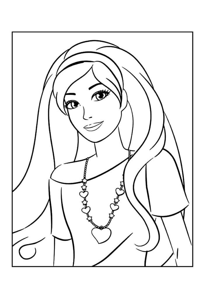 Barbie para pintar