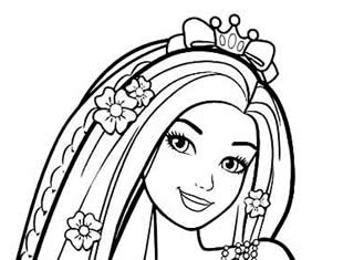 Barbie para colorir