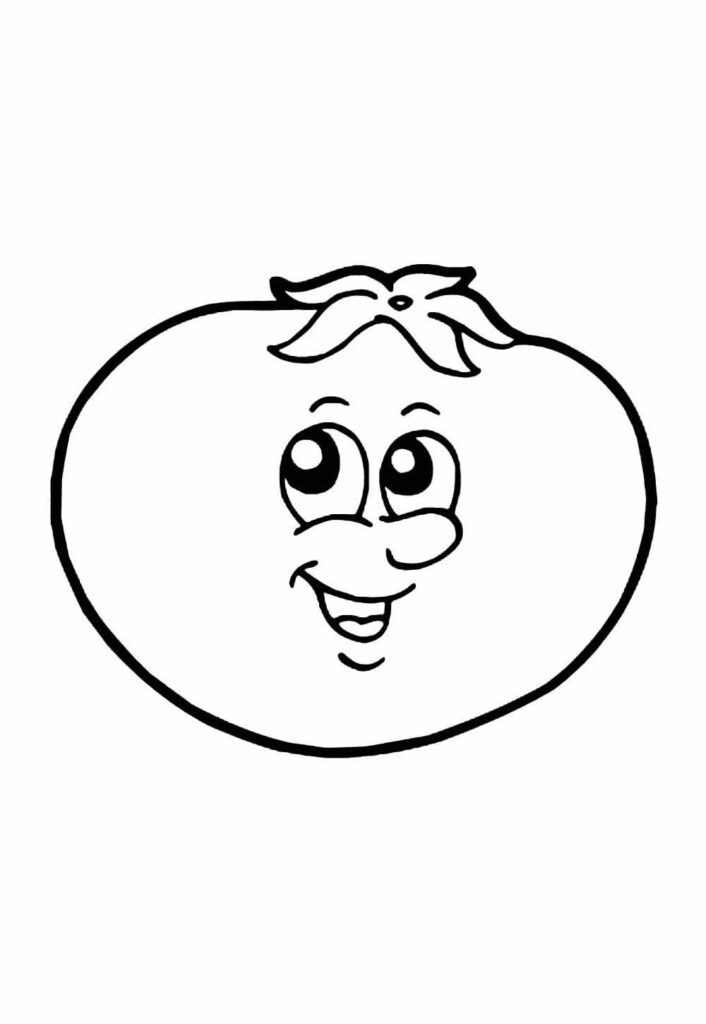 Desenho de Tomate