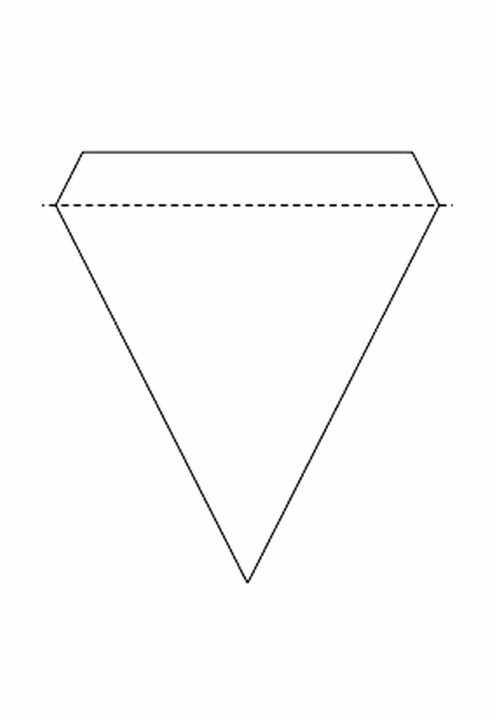Molde de Bandeirinha de São João