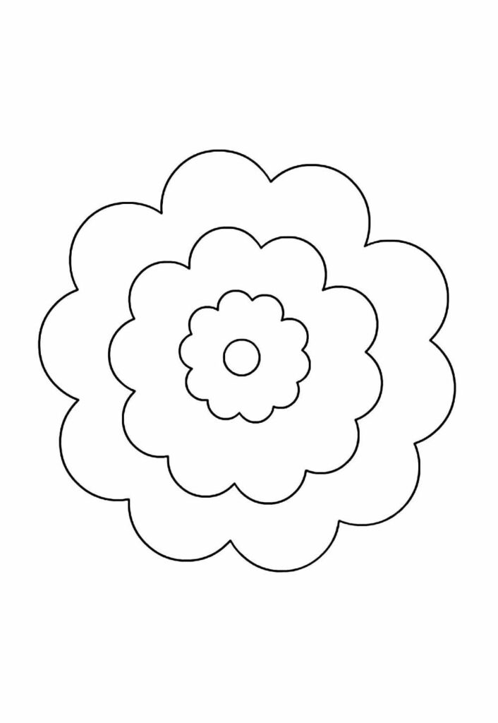 Molde de Flor
