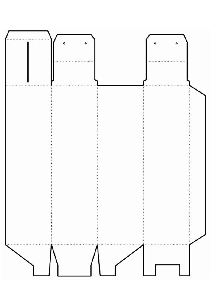Molde de Caixa de Papel