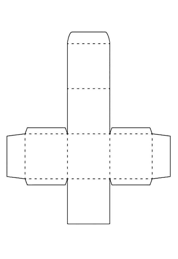 Molde de Caixa de Papel