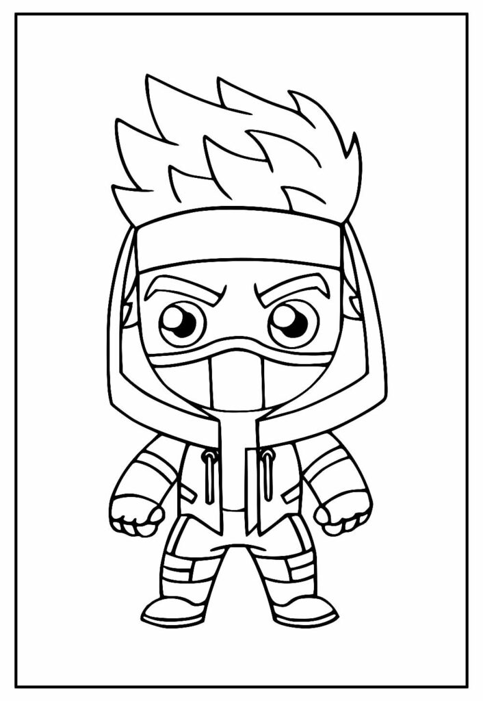 Desenhos de Ninja para colorir - Bora Colorir