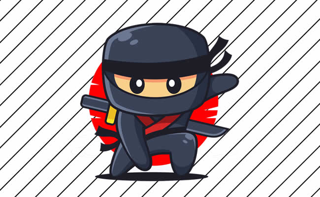 Desenhos de Ninja para colorir