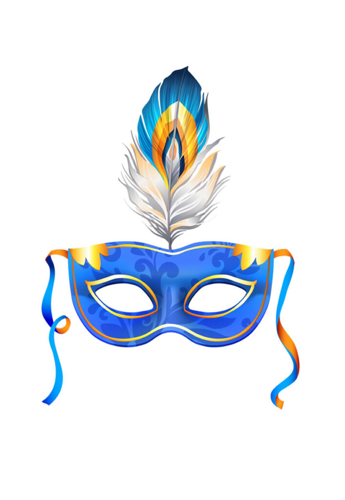 Máscara de Carnaval para Imprimir