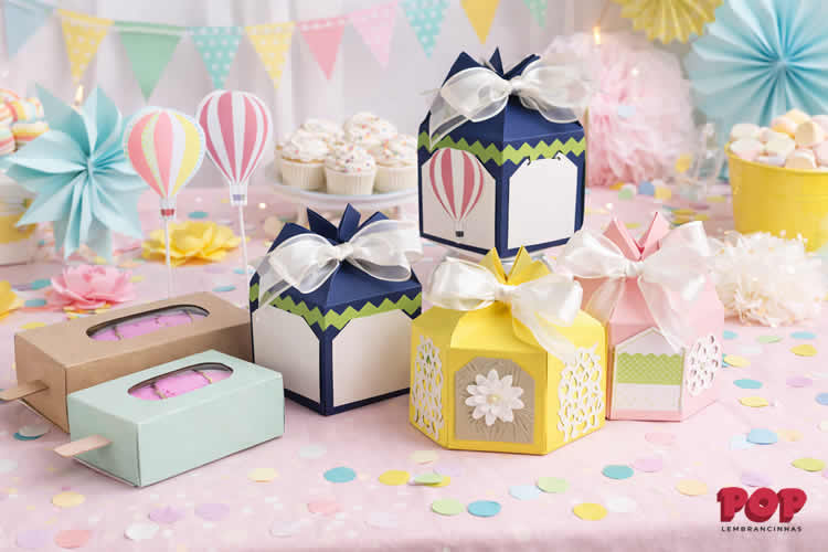 Caixinha de Papel com Molde