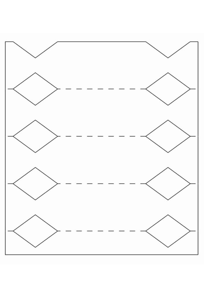 Caixinha de Papel - Molde
