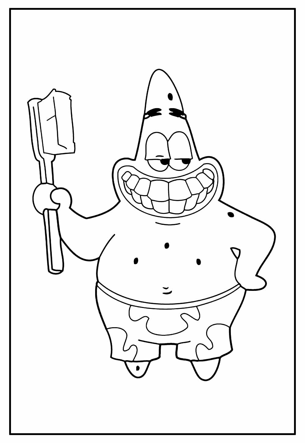 Desenhos Do Patrick Para Pintar E Colorir Pop Lembrancinhas