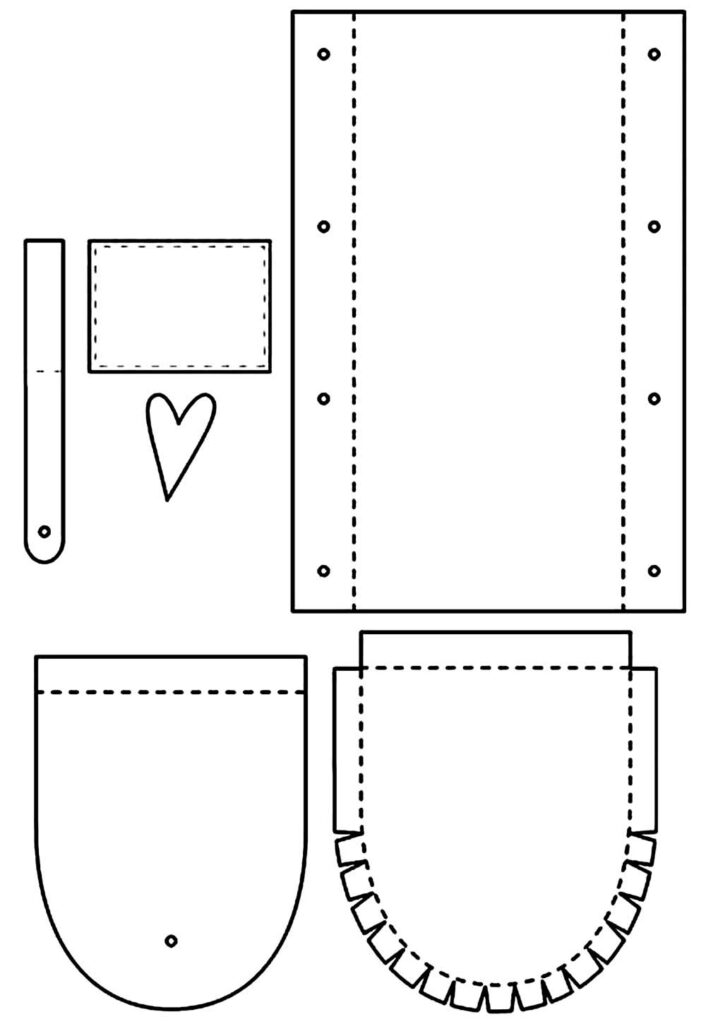 Molde de Caixinha de Correio - Parte 2