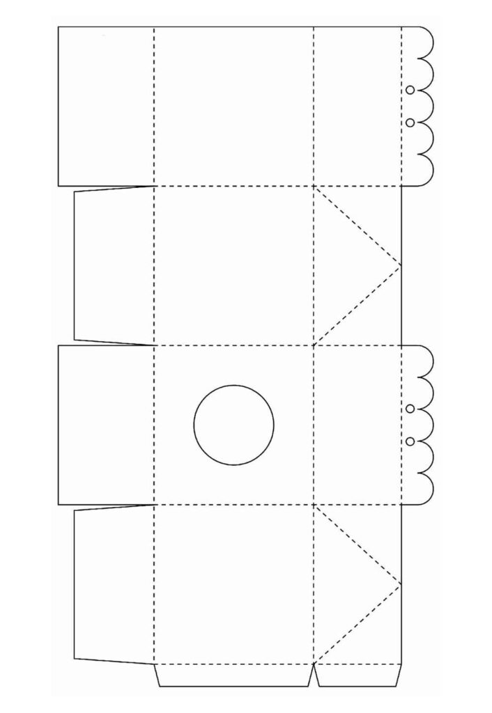 Molde de Lembrancinha para Imprimir