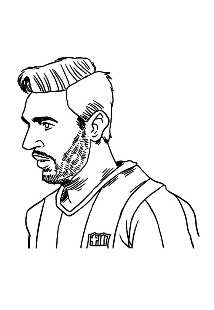Desenho Messi