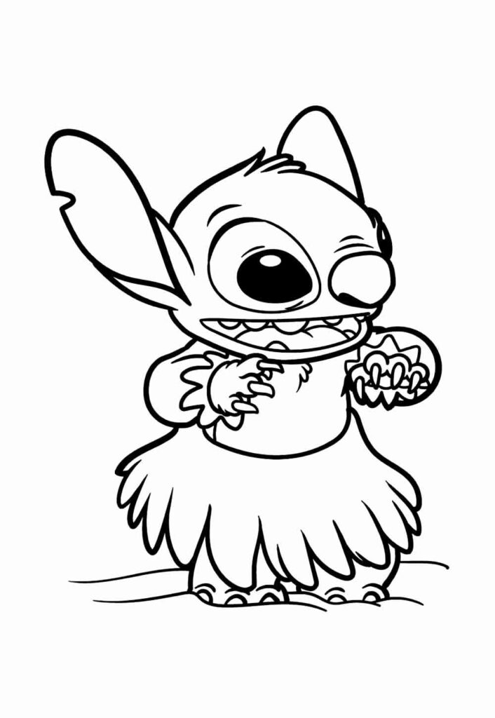 Desenho de Stitch