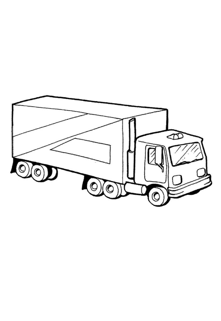 Desenho de Caminhão
