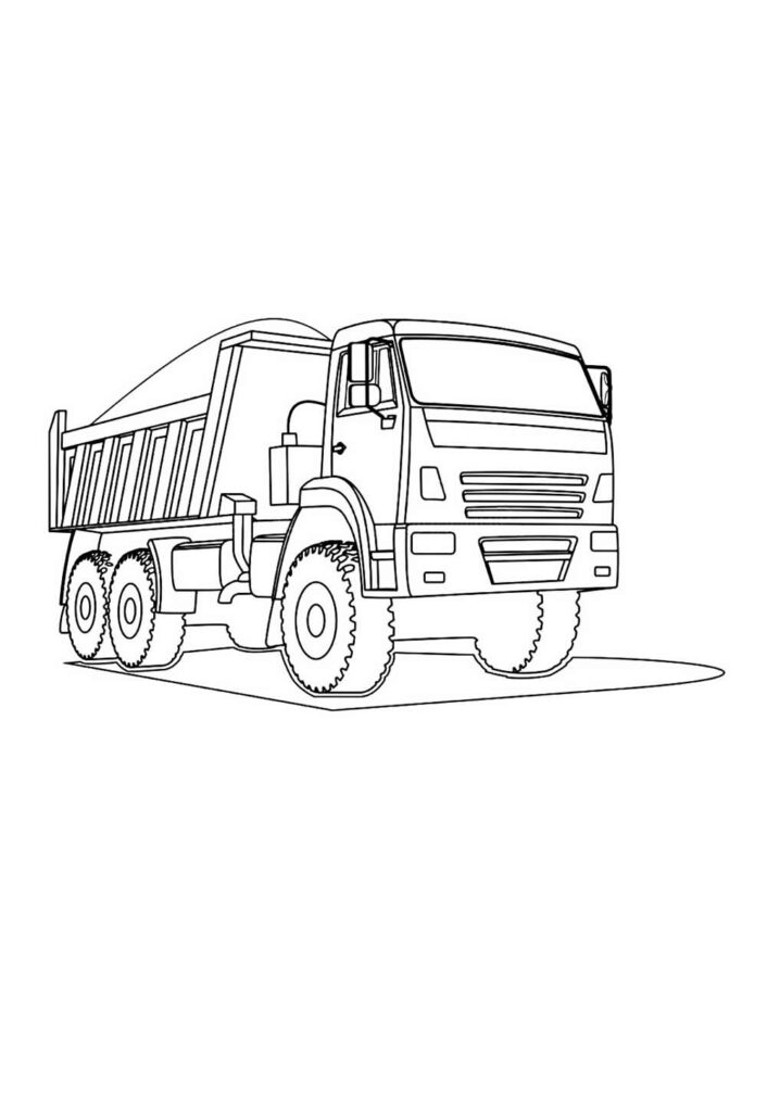 Desenhos de Caminhão para imprimir