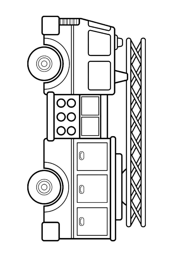 Caminhão para colorir