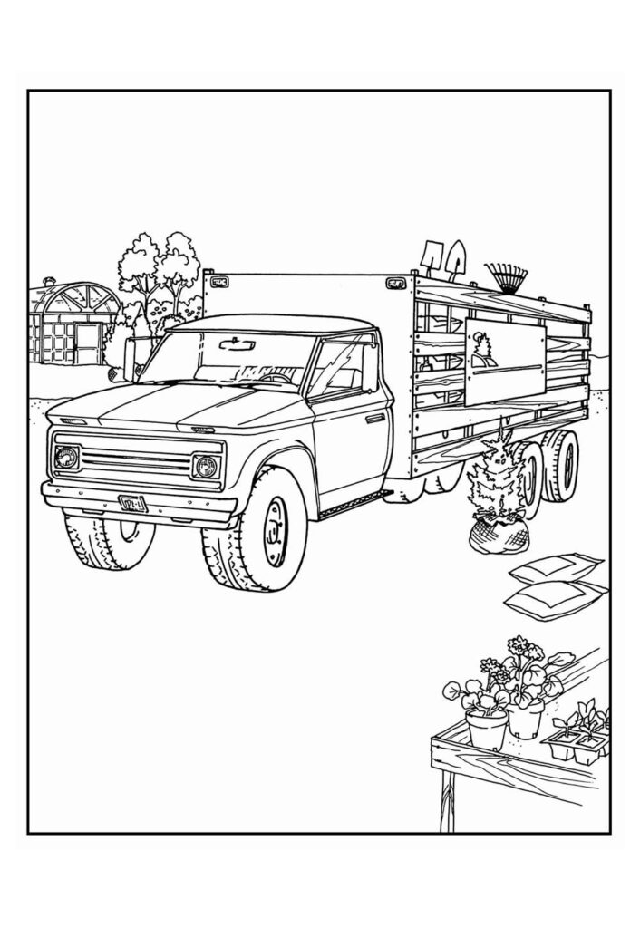 Desenhos de Caminhão para imprimir