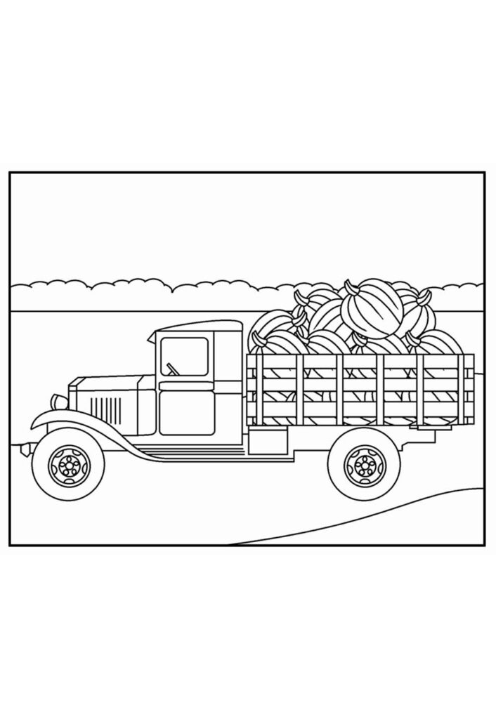 Desenho de Caminhão