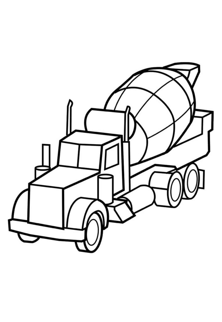 Desenhos de Caminhão para colorir