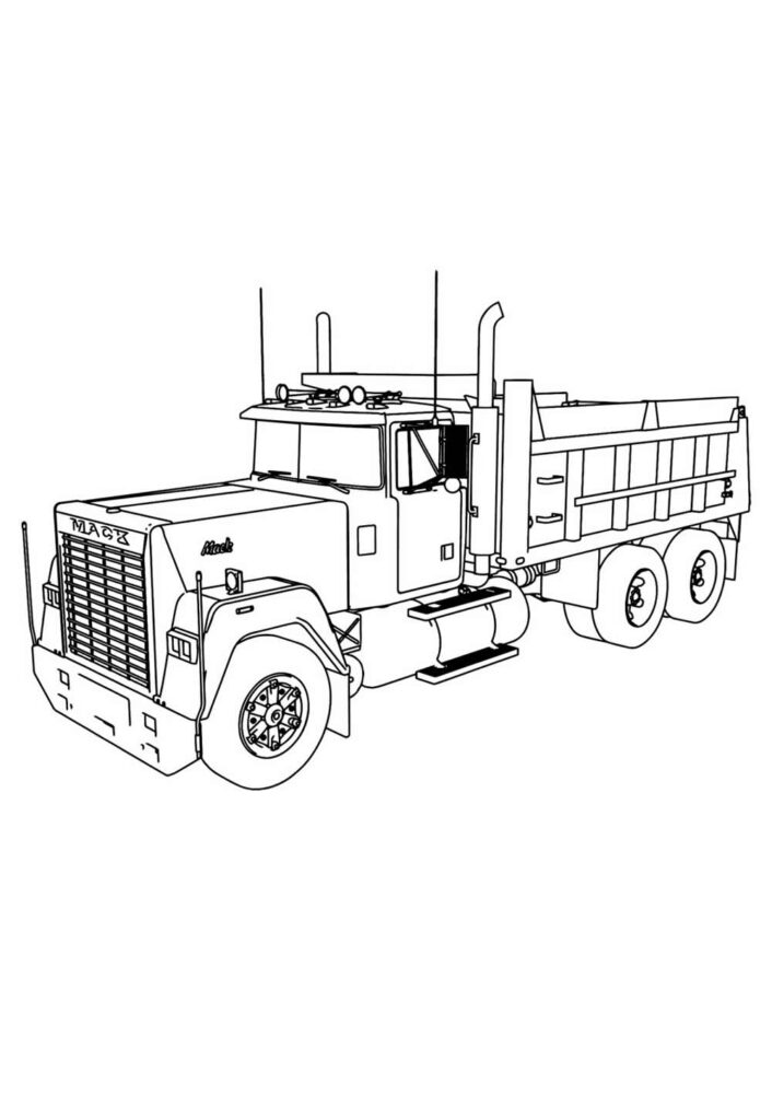 Desenhos de Caminhão para imprimir