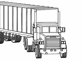 Desenhos de Caminhão para colorir