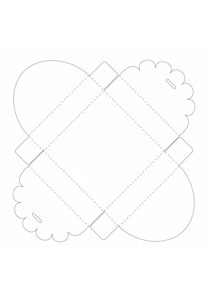 Molde de Caixa de Papel