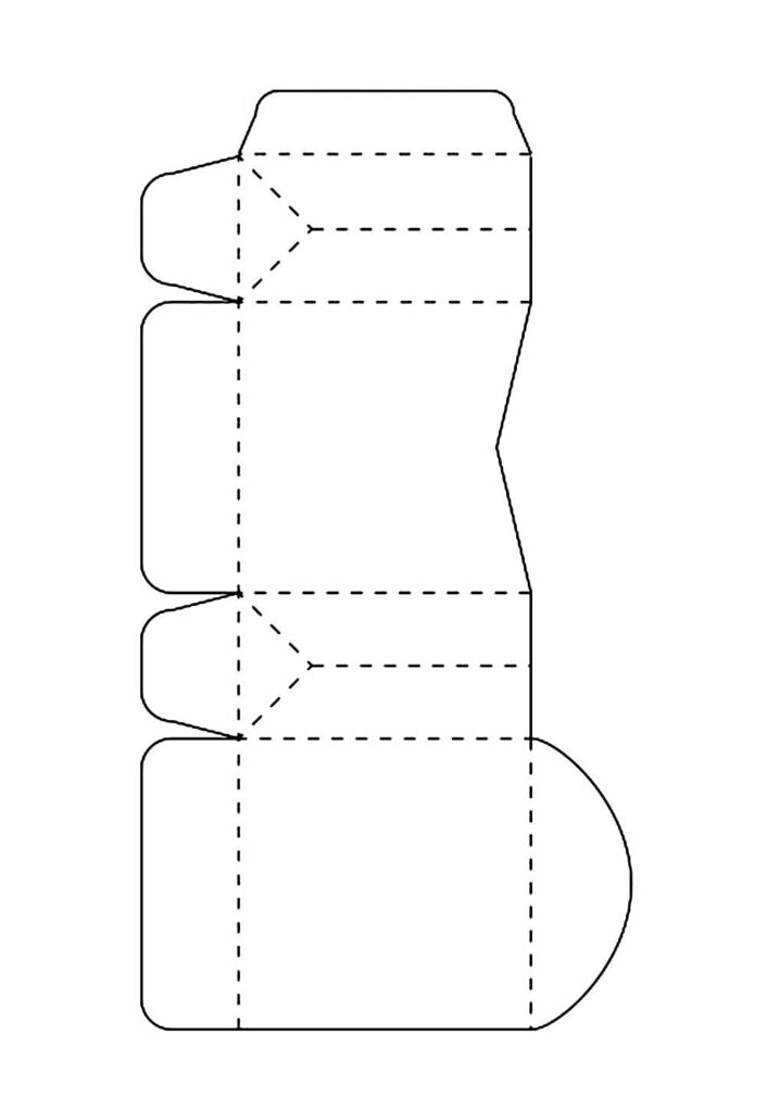 Moldes para Caixinha de Papel