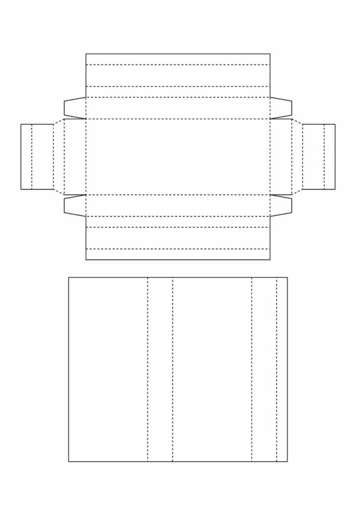 Molde de Caixa de Papel