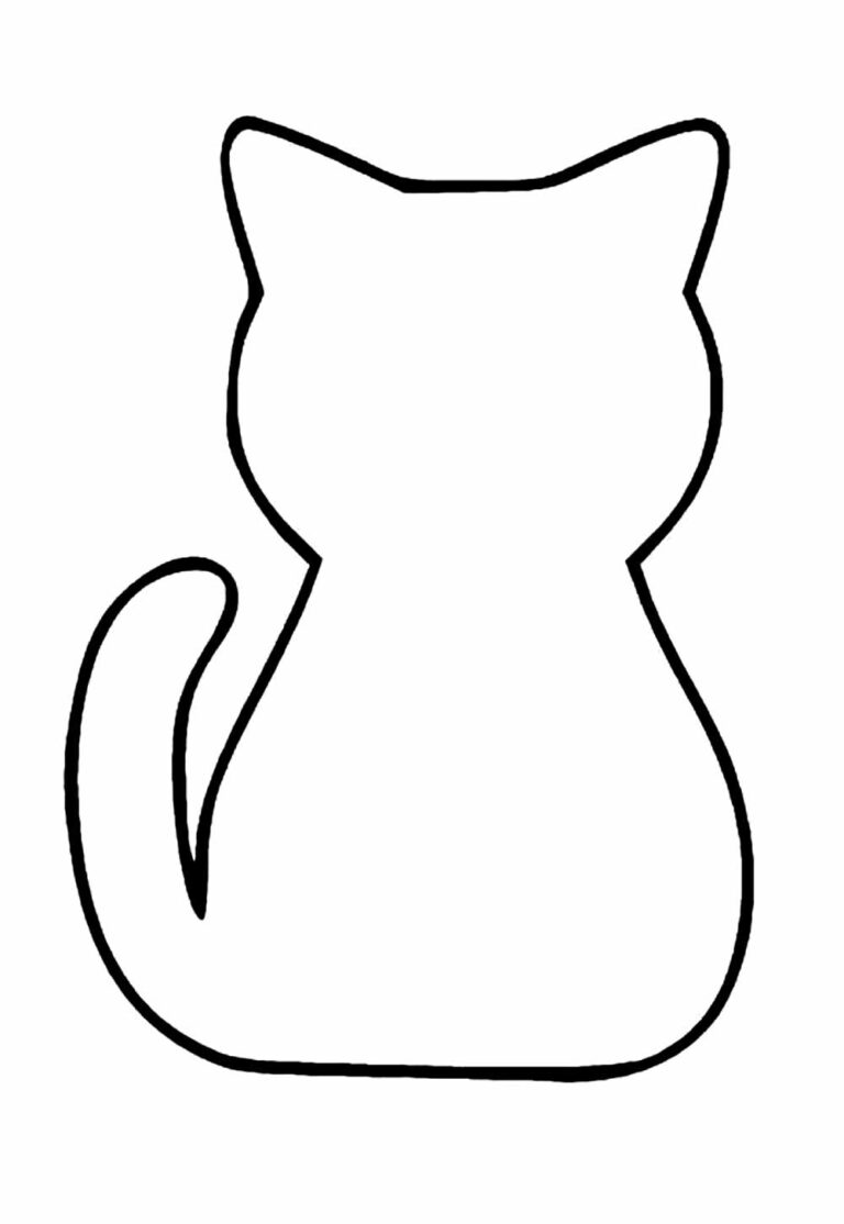 Moldes de Gatos para Imprimir - Pop Lembrancinhas
