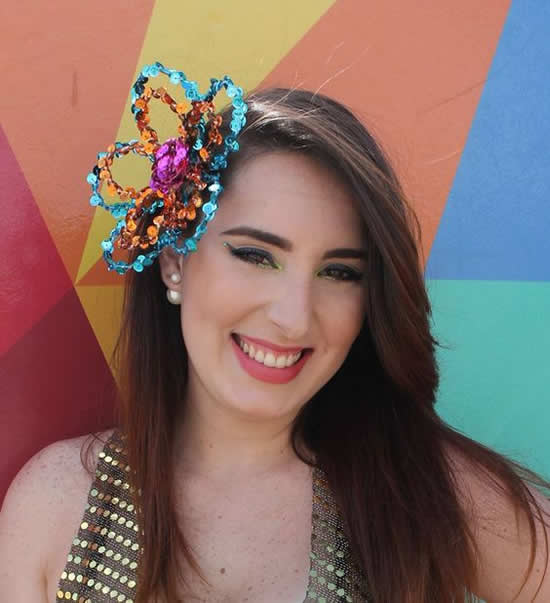 Tiara Colorida para o Carnaval