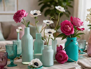 Decoração para Dia das Mães com Garrafas