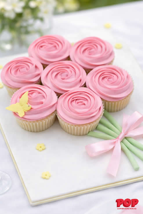 Decoração com Cupcakes