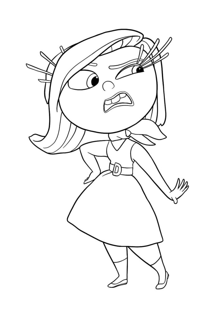 Desenho de Divertida Mente para imprimir