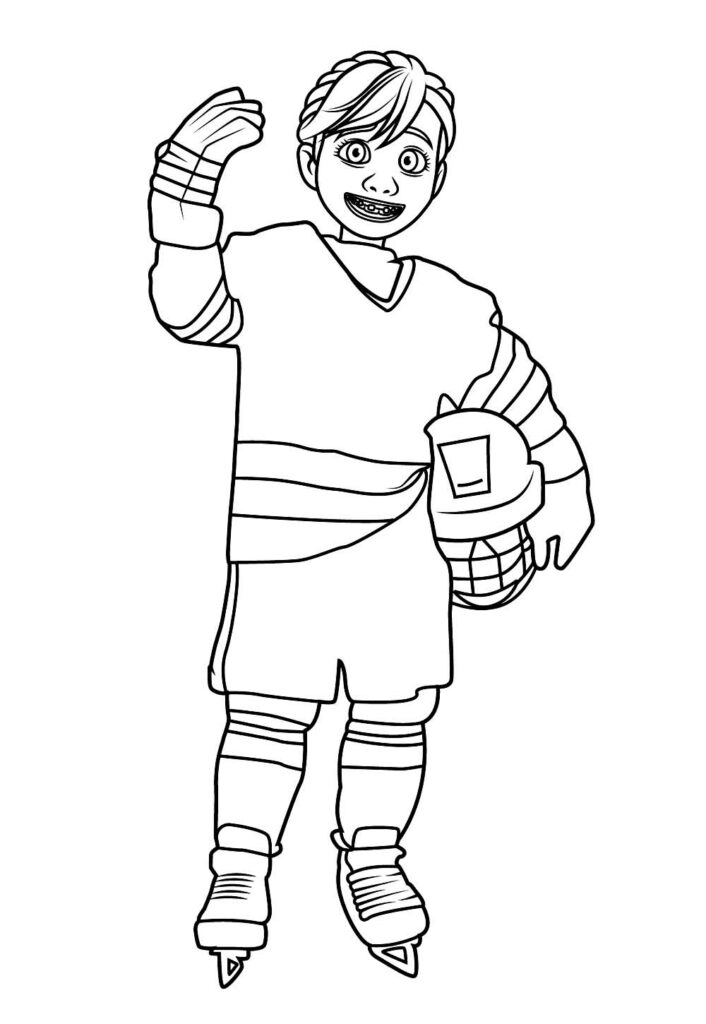 Desenho de Divertida Mente para pintar